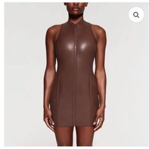 SKIMS Brown Swim Coverup